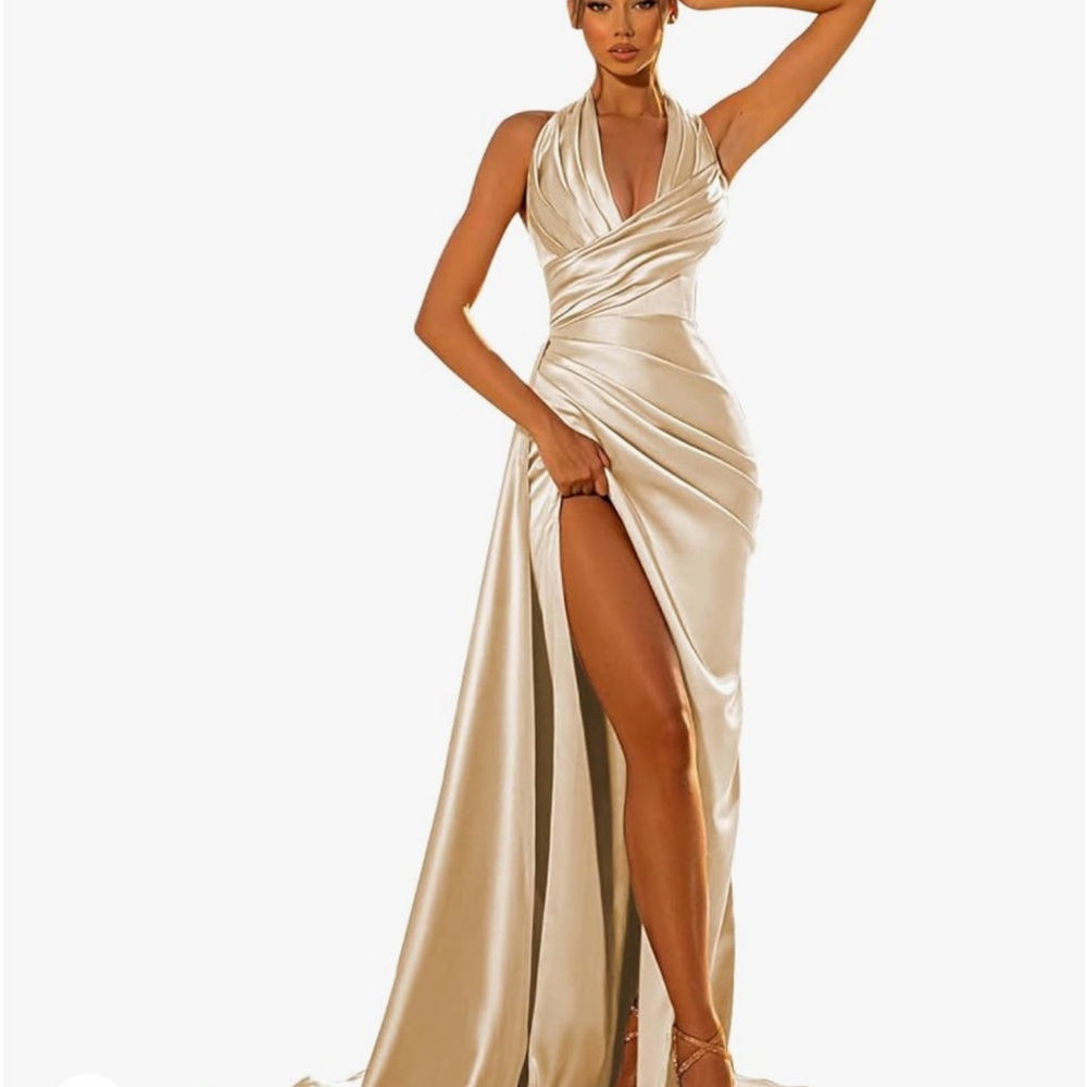 Brand new satin dress